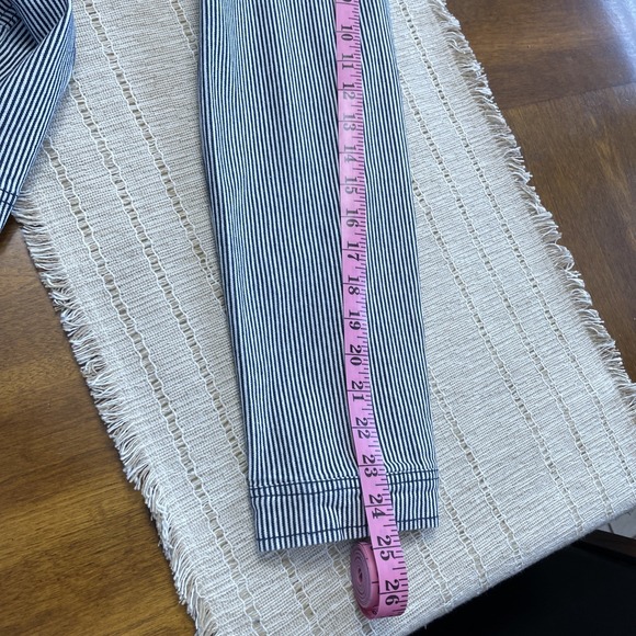 Christopher & Banks Railroad Striped Jacket With 4 Pockets & Long Sleeves Small - Picture 9 of 13